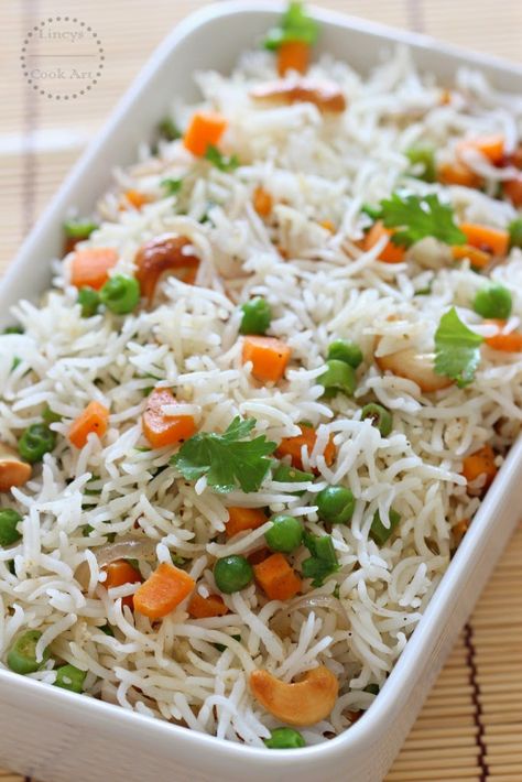 Vegetable Pulao ~ Lincy's Cook Art Pulao Snap, Pulao Photography, Food Photography Vegetables, Dil Ka Rishta, Veg Fried Rice Recipe, Chickpea Rice, Vegetable Pulao Recipe, Veg Pulao Recipe, Beef Biryani