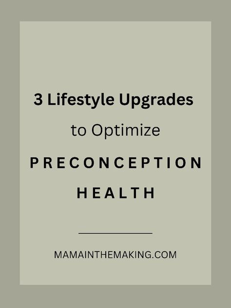 3 Swaps to Optimize Your Preconception Health Lily Nichols, Preconception Health, Preconception Planning, Endocrine Disruptors, Fetal Development, Healthy Baby, Thyroid Function, Small Steps, Thyroid Hormone