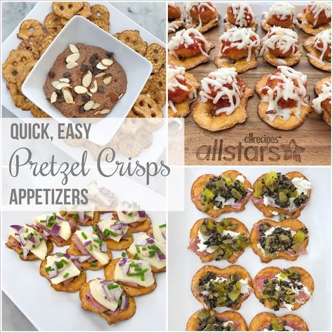 Pretzel Crisps Appetizers, Pretzel Crisps Dip, Garlic Pretzels, Ricotta Dip Recipes, Pretzel Appetizers, Pretzel Crisps Recipe, Easy Party Appetizers, Roast Beef And Horseradish, Spicy Pretzels