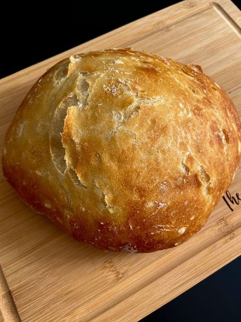 No Knead Peasant Bread, Peasant Bread Recipe, Nonna Recipes, No Knead Dutch Oven Bread, The Modern Nonna, Modern Nonna, Cheddar Bread, Peasant Bread, Savory Breads