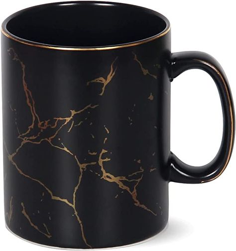 Harebe 24 OZ Extra Large Golden Black Marble Ceramic Coffee Mug with Handle,Oevrsized Hot Tall Latte Mugs,Dishwasher Safe Big Capacity Mug for Men Women Brand: harebe 4.5 out of 5 stars 8 ratings $12.99$12.99 FREE Returns Mug For Men, Chirstmas Gift, Big Coffee, Marble Ceramics, Mug With Handle, Mugs For Men, Black Coffee Mug, White Coffee Mugs, White Coffee