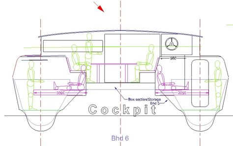 55ft-cat-cockpit-section Catamaran Plans, 3d Blueprint, Catamaran Boat, Catamaran Yacht, Power Catamaran, Plywood Boat, Cruiser Boat, 2d Drawing, Diy Boat