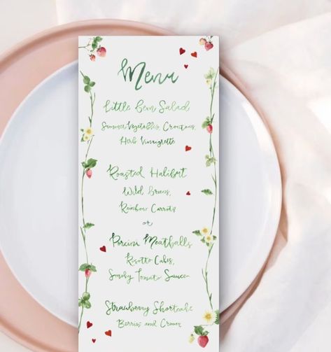 Custom Watercolor Wedding Menu Watercolor Event Menu - Etsy Menu Watercolor, Menu Place Cards, Rehearsal Dinner Menu, Crest Wedding Invitations, Watercolor Menu, Custom Menu, Event Menu, Signature Drinks Sign, Reception Dinner