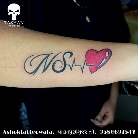 TashanTattoo
AshokTattooWala
S.20. Tirupati plaza
Opp. New bus stand
Near gd modi collage
Palanpur (gujrat)
9586697547
9687533310 Ns Tattoo Designs, Ns Wallpaper, Ns Tattoo, Tattoo Designs Women, On Hand Tattoo, Name Tattoo On Hand, Lettering Name, International Tattoo, Tattoo On Hand