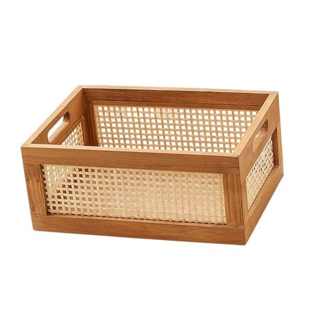 PRICES MAY VARY. 【HIGH QUALITY】: Wood storage basket is made of high quality wood material, . 【PERFECT DESIGN】: Drawer storage box is well standing, with sturdy construction, frame design, with handle. 【FEATURE】: Lightweight, easy to carry, decorative. 【USAGE】: Can be used to store books, toy, sundries, cosmetic, etc. 【APPLICABLE】: Suitable for kitchen, study, office, home, living room, etc. Description:   - 【HIGH QUALITY】: Wood storage basket is made of high quality wood material, .   - 【PERFEC