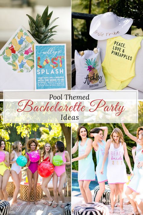 Poolside Bachelorette, Poolside Bachelorette Party, Fun Game Ideas, Cheap Bachelorette Party, Article Ideas, Bachelorette Pool, Bridal Shower Questions, Bachelorette Pool Party, Themes Party