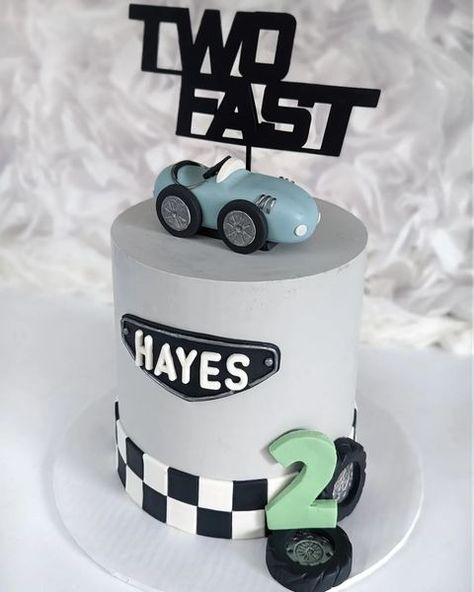 🏎️💨Two Fast Two Furious How cute is this car cake?! I had so much fun making this. I came up with 3 designs which ultimately led the… | Instagram Two Fast Cake Ideas, 2 Fast 2 Furious Birthday Cake, Two Fast Two Curious Birthday Cake, Two Fast Cake Birthday, Fast One Cake, Two Fast Birthday Cake, Two Fast Cake, Two Fast Two Furious, Cake Car