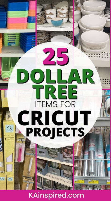 25 DOLLAR TREE ITEMS FOR CRICUT PROJECTS Best Cricut Projects, Cricut Blanks, Cricket Joy Projects Craft Ideas, Cricut Expression Projects, Cricut Projects Christmas, Dollar Tree Cricut, Cricut Projects Easy, Cricut Explore Air Projects, Cricket Crafts