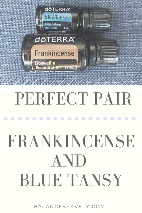 Learn why doTERRA Frankincense essential oils pairs so perfectly with their Blue Tansy essential oil. Health benefits individually and paired together. #HealthySkin #EmotionalHealth Doterra Blue Tansy, Blue Tansy Essential Oil Benefits, Why Doterra, Frankincense Essential Oil Doterra, Frankincense Uses, Crunchy Stuff, Blue Tansy Essential Oil, Essential Oil Roller Bottle Recipes, Doterra Frankincense