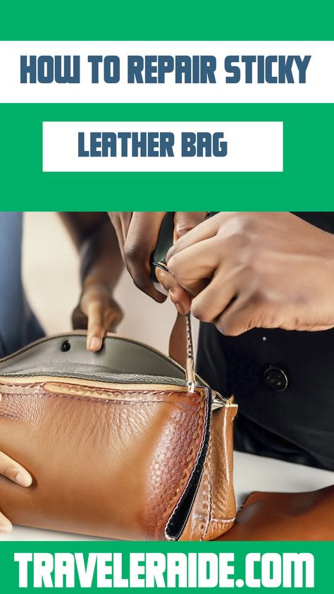 leather bag Handbag Repair, Logo Sticker, Bag Handle, Leather Bags, Bag Straps, Leather Purses, Tips And Tricks, Patent Leather, Travel Guide