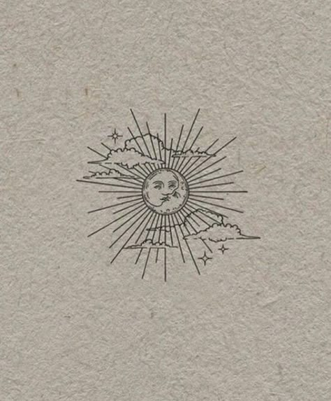 Traditional Sun And Clouds Tattoo, Sun And Moon With Clouds Tattoo, Sun And Moon Clouds Tattoo, Every Cloud Has A Silver Lining Tattoo, Sun Moon Cloud Tattoo, Sun Shining Through Clouds Tattoo, Aura Tattoo Design, Sun Clouds Tattoo, Sea Sunset Tattoo