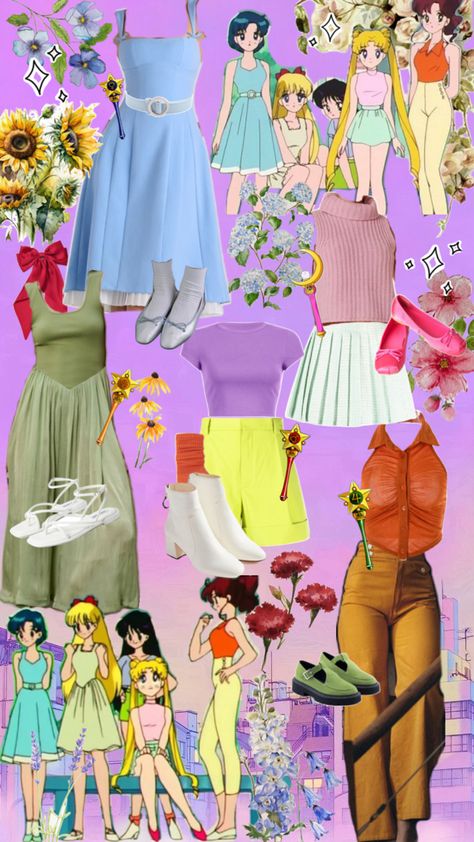 Moon Outfit, Sailor Moon Outfit, Sailor Moon Fashion, Sailor Senshi, Anime Inspired Outfits, The Sailor, Anime Inspired, Sailor Moon, Outfit Inspirations