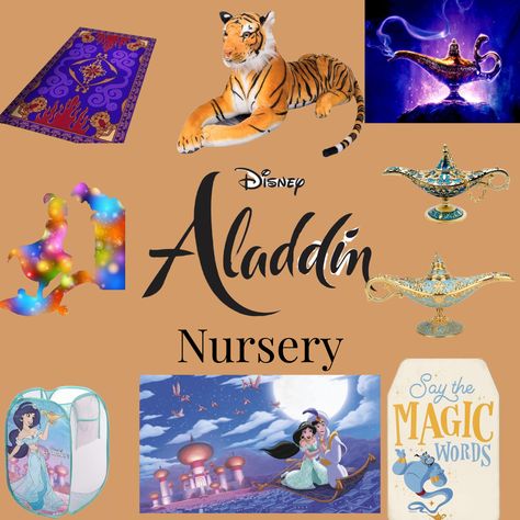 Disney nursery✨ #aladdin #disney #disneyland #disneyworld #disneyprincess #amazon #amazondeals #amazonaffiliatelink #nursery #nurseryideas #nurserydecoration #nurserydecor #disneynursery #princessjasmine Aladdin Nursery, Nursery Gender Neutral, Aladdin Disney, Disney Nursery, Nursery Room Inspiration, Gender Neutral Nursery, Magic Words, Aladdin, Room Inspiration