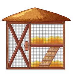 Chicken coop made of wood Royalty Free Vector Image Chicken Coop Black, Chicken Vector, Chicken Illustration, Building A Chicken Coop, Diy Chicken Coop, Easy Learning, White Stock, Chicken Coop, Canvas Art Painting