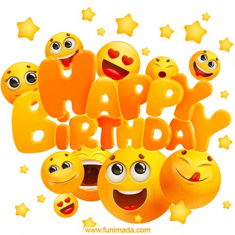 Happy Birthday Emoji Gif, Happy Birthday Gif Download, Happy Birthday Cute Gif, Happy Birthday Animated, Happy Birthday Gif Animation, Happy Birthday Gif, Birthday Emoticons, Funny Happy Birthday Gif, Happy Birthday Emoji