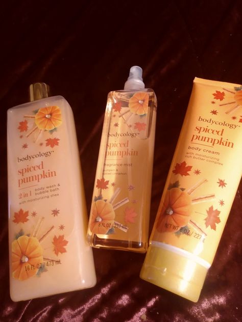 Bodycology pumpkin spice lotion, perfume, body wash  5 dollars each Pumpkin Shower Routine, Spice Perfume, Pumpkin Spice Lotion, How To Smell Like Pumpkin Spice, Pumpkin Spice Perfume, Walmart Perfume, Bodycology Products, Pumpkin Perfume, Bath And Body Work