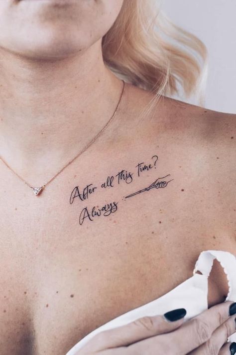 After All This Time Always Tattoo, Always Harry Potter Tattoo, Ms Tattoos, Always Tattoo, Hp Tattoo, Potter Tattoo, Always Harry Potter, Planet Tattoos, Warrior Tattoos