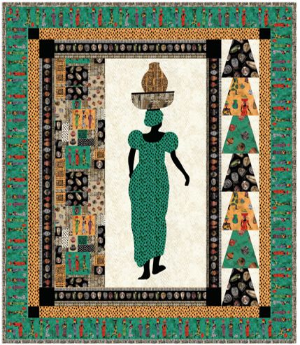 All People Quilt, African Art Projects, Aboriginal Fabric, African American Quilts, African Quilts, Project House, Indian Quilt, Timeless Treasures Fabric, Scrappy Quilt Patterns