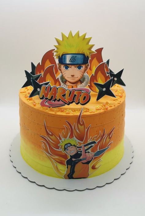 Naruto cake Fondant Numbers Topper, Naruto Party Ideas, Naruto Cake, Bon Voyage Cake, Bolo Naruto, Ladybug Cakes, Naruto Birthday, Spiderman Birthday Cake, Anime Cake