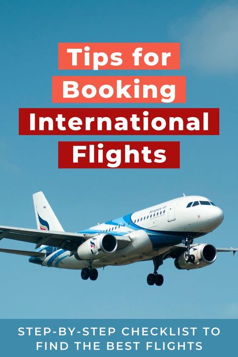 What is the best way to book international flights? Guide on how to book the best international flights with step-by-step checklist. Travel Backpack Essentials, Airport Hacks, Cheap International Flights, Air Travel Tips, Travel Life Hacks, Airplane Flying, Best Airlines, International Airlines, Book Cheap Flights