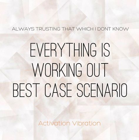 Everything is working out best case scenario Best Case Scenario Quote, Best Case Scenario Journaling, Journal Ideas Prompts, Best Case Scenario, Loa Quotes, Affirmations For Abundance, Goal Achievement, Manifestation Vision Board, The Secret Law Of Attraction