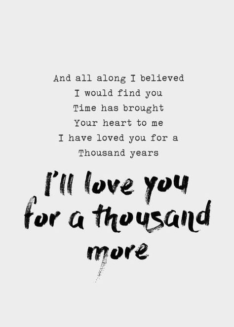 A Thousand Years Lyrics, Thousand Years Lyrics, Best First Dance Songs, Love Song Lyrics Quotes, First Dance Wedding Songs, Twilight Quotes, Song Words, Love Song Quotes, Wedding Song