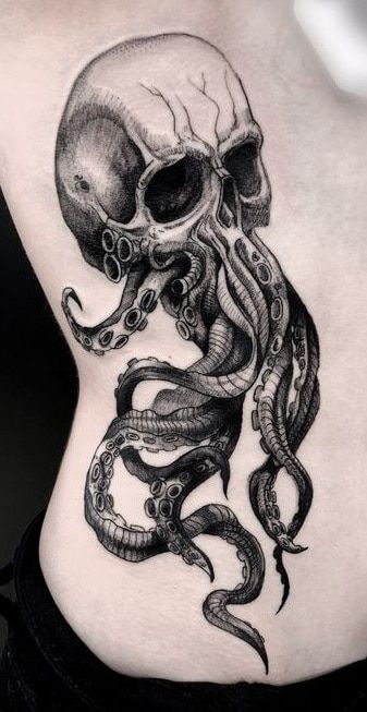 Tentacle Tattoo, Cthulhu Tattoo, Kraken Tattoo, See Tattoo, Unusual Tattoo, Octopus Tattoo Design, Octopus Tattoos, Stylish Tattoo, Theme Tattoo