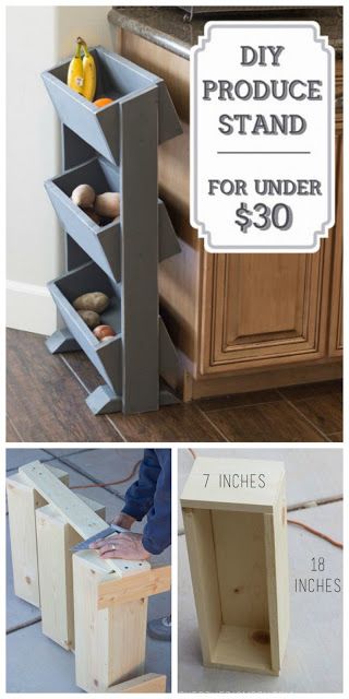 Remodel Checklist, Produce Stand, Diy Decoracion, Diy Interior, Tiny Kitchen, Diy Wood Projects, Furniture Projects, Diy Kitchen, Diy Storage