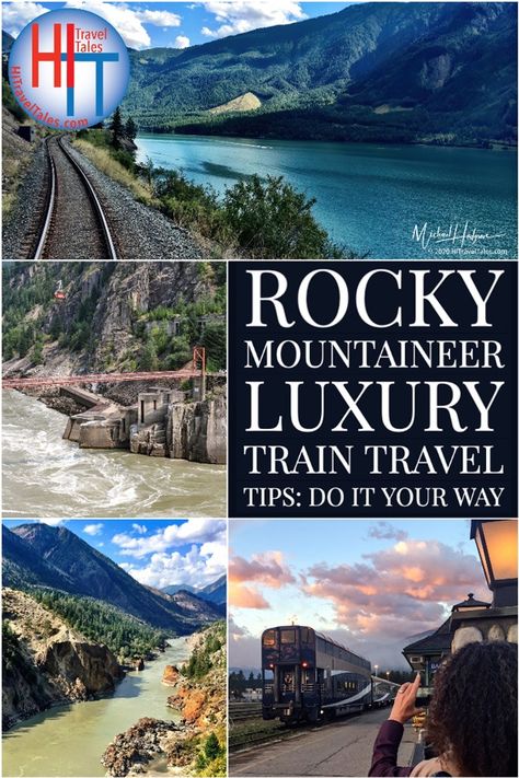 Canada Jasper, Train Travel Usa, Luxury Train Travel, Rocky Mountaineer Train, Train Vacations, Rocky Mountaineer, Train Adventure, Train Trips, Train Trip