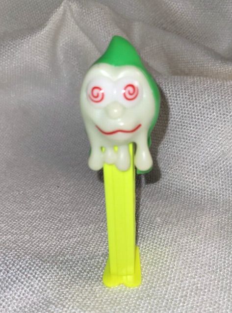 Pez Dispensers, Candy Dispenser, Mid Century Modern Decor, Knick Knacks, Green Hair, Toy Boxes, Etsy Store, Mid-century Modern, Mid Century