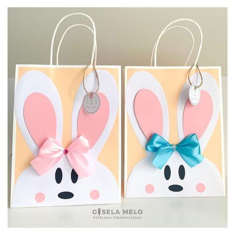 Easter Bag Decorating Ideas, Easter Bags Ideas, Easter Bag Ideas, Easter Egg Bag, Easter Favors, Decorated Gift Bags, Easter Hunt, Easter Bags, Bunny Party