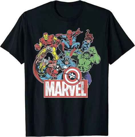 "Avengers Team Retro Comic Vintage Graphic T-Shirt T-Shirt Buy now at https://www.amazon.com/Marvel-Avengers-Vintage-Graphic-T-Shirt/dp/B07CRT9HMV/ref=sr_1_1?dchild=1&keywords=avenger+tee&qid=1634121037&sr=8-1&tag=kennyb09-20 #Avengers #Team #Retro #Comic #Vintage #Graphic #T-Shirt #T-Shirt" Avengers Poster, Avengers Team, Graphic Print Shirt, Retro Comic, Trendy Graphic Tees, The Avengers, Vintage Graphic, Vintage Graphics, Marvel Avengers