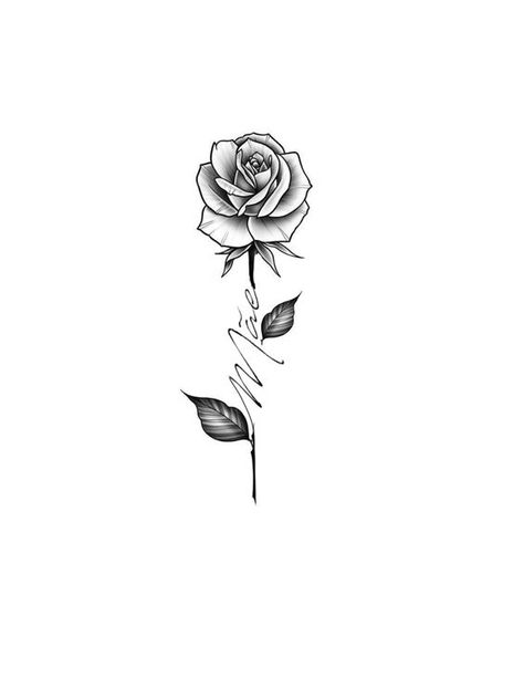 Top Tattoos Ideas Small Rose With Name Tattoo, Emma Rose Tattoo, Tattoo Para Mae, Wrist Name Tattoos, Rose With Name Tattoo, Flower With Name Tattoo, Rose Name Tattoo, Rose Tattoo For Men, Rose Tattoo Men