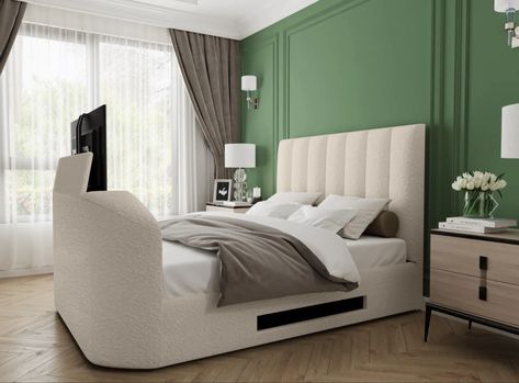 Tv Lift, Single Size Bed, Tv Beds, Tv Size, Fitted Bed Sheets, House Beds, Ottoman Bed, Comfort Mattress, Beds & Bed Frames