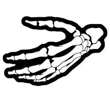 Skeleton Hands Drawing, Hand Skull, Side Hand Tattoos, Skull Motorcycle, Jacket Patches, Motorcycle Patches, Hand Clipart, Png Images Free, Silhouette Template