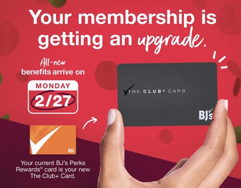 Big news for BJ's Members who have a BJ's rewards membership, you have some changes coming automatically to your membership card starting on Monday, Februrary 27, 2023. I have the rewards membership to BJ's that doesn't require a credit card. With this membership we currently earn 2% back on purchases at BJ's. Starting 2/27, rewards members will still be earning their 2% back and will now get 5¢ off a gallon every fill up. This was a perk for the Rewards credit card memberships, which are also i Ads Creative Advertising Ideas, Membership Card, Big News, Club Card, Promotional Design, Ads Creative, Creative Advertising, Credit Card, Saving Money