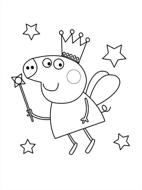 Peppa Pig The Good Fairy Coloring Page : Coloring Sky Peppa Pig Pictures, Peppa Pig Imagenes, Heo Peppa, Peppa Pig Christmas, Greta Gris, Peppa Pig Cartoon, Peppa Pig Colouring, Peppa Pig Coloring Pages, Family Coloring Pages