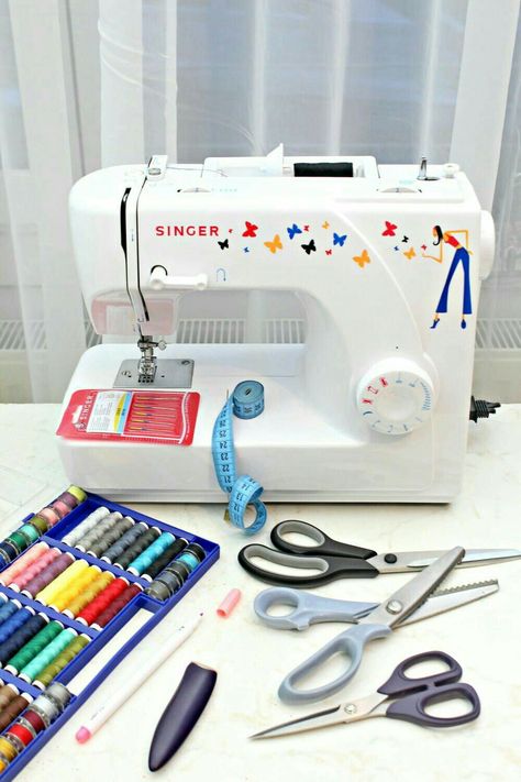 Starting Sewing, Learning Sewing, Small Sewing Rooms, Sewing Supplies Organization, Sewing Tutorials For Beginners, Sewing Room Storage, Sewing Supplies Storage, Tools List, Sewing Room Design