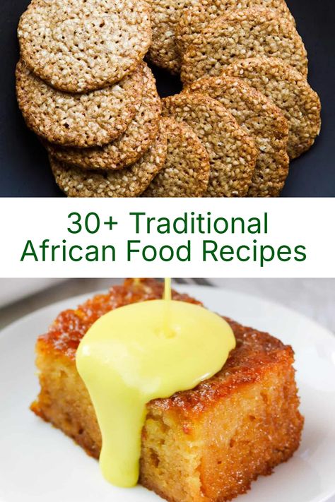 Love bold and vibrant flavors? 🔥 These 30+ traditional African food recipes highlight the best of African cooking, from savory to sweet. Whether you’re making a fragrant Moroccan tagine, a spicy Nigerian pepper soup, or a classic East African chapati, each dish tells a story of culture and tradition. Bring the magic of Africa’s kitchens into your home today! Nigerian Desserts, Nigerian Pepper Soup, Traditional African Food, Nigerian Food Recipes, Moroccan Tagine, African Food Recipes, Unique Dishes, African Cooking, Pepper Soup