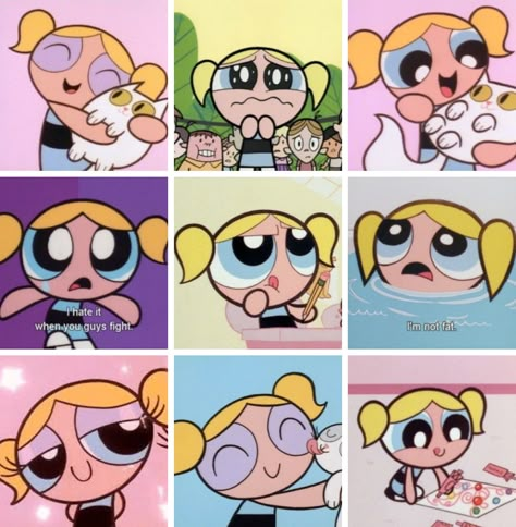 Bubbles Powerpuff Girls Aesthetic, Cute Girl Animation, Period Problems Funny, Powerpuff Bubbles, Powerpuff Girls Aesthetic, Cartoon Network Powerpuff Girls, Bubbles Powerpuff, Power Puff Girls Bubbles, Girl Animation