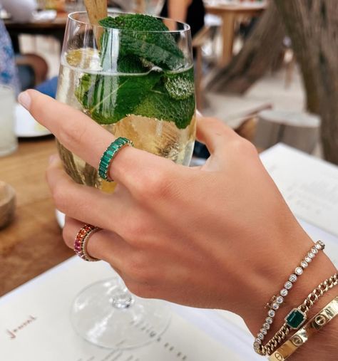 Color for spring🌈 Colored gemstones are at the top of the trending list. Add some color to your stack✨ #coloredgemstones #coloredgems Emerald Ring Stack, Emerald Necklaces, Emerald Eternity Band, Rings Pink, Sapphire Eternity Ring, Bezel Set Earrings, Signature Bracelet, Dazzling Earrings, Diamond Stacks