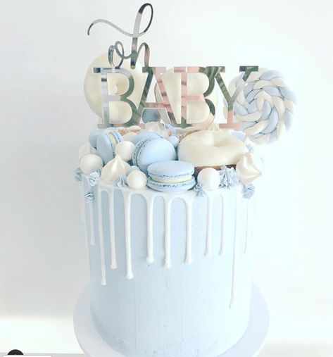 15 Gorgeous Boy Baby Shower Cakes - Find Your Cake Inspiration Baby Boy Shower Cake Ideas, Gateau Baby Shower Garcon, Boy Baby Shower Cakes, Blue Baby Shower Cake, Baby Boy Shower Cake, Boy Shower Cake, Boy Cakes, Baby Shower Cakes For Boys, Boy Cake