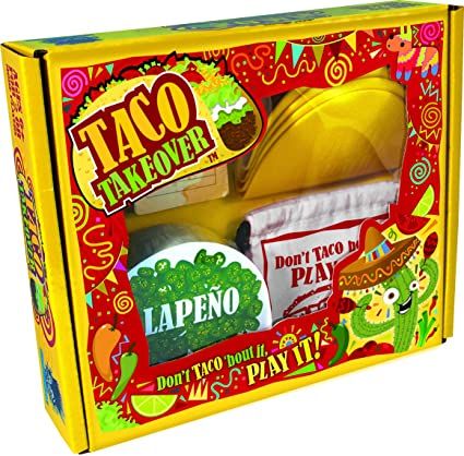 Amazon.com: Haywire Group Taco Takeover Board Game: Toys & Games Taco Night Gift Basket, Fun Games For Toddlers, Taco Board, Taco Gifts, Taco Lover, Board Games For Kids, Taco Night, Fun Games For Kids, Puzzle Shop