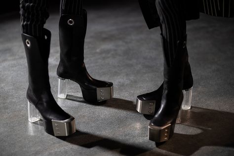 Rick Owens Platform, Rick Owens Kiss Boots, Rick Owens Heels, Rick Owens Kiss Heels, Rick Owens Thigh Boots, Kiss Boots, Rick Owens Fur Boots, Rick Owens Boots, Rick Owens Shoes