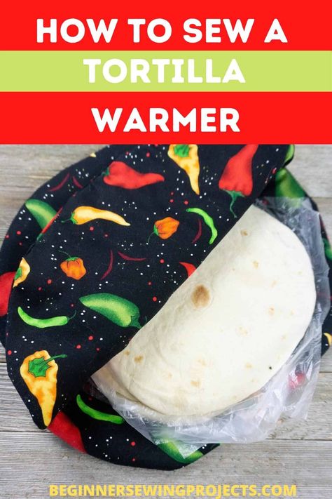 Time for a taco night! We show you How To Sew A Tortilla Warmer! If you love your soft tacos warm and flaky, this is your ticket. This simple sewing project is a quick sew and is super useful. This is a great one to knock out while the kids are a school. You only need a few basic supplies and you can make this handy tortilla warmer. Make a few and give them away as gifts. Beginner Sewing Projects. Fabric tortilla warmer. How To Sew A Tortilla Warmer Tortilla Warmer, Sewing Easy, Quilting Blocks, Sewing Courses, Taco Lover, Soft Tacos, Simple Sewing, Homemade Tortillas, Taco Night