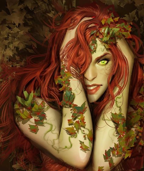 Poison Ivy Art, Poison Ivy Comic, Stjepan Sejic, Dc Poison Ivy, Poison Ivy Dc Comics, Poison Ivy Cosplay, Bd Art, Dc Comics Wallpaper, Gotham Girls