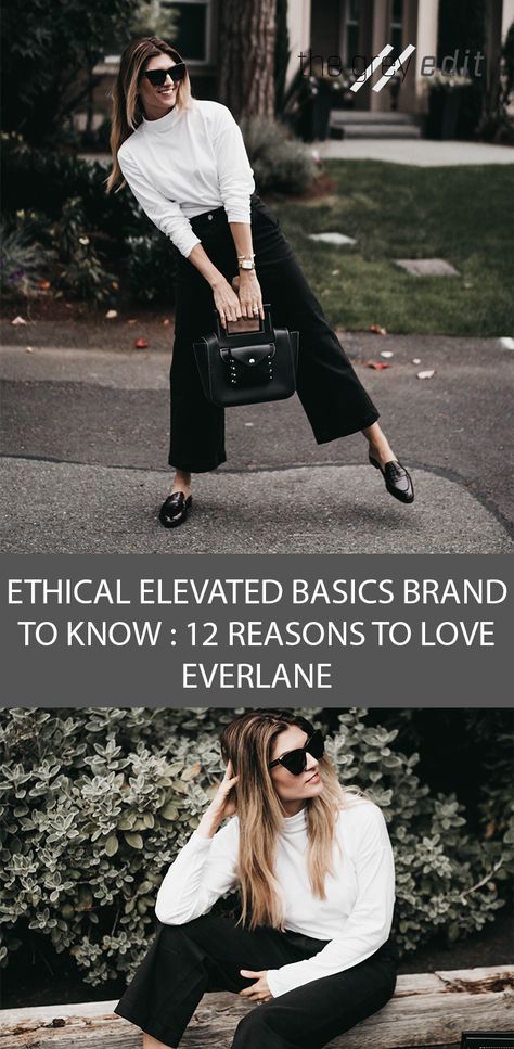 The brand to know when working to integrate elevated basics into your wardobe -- ethical, transparent, quality and innovative. Meet Everlane, your new best friend. #everlane #damngooddenim #elevatedbasics #fallstyle #versatility Elevated Basics Style, Elevated Basics, New Best Friend, Style Blogger, Basic Style, Style Blog, Travel Inspiration, Self Love, Fashion Blogger