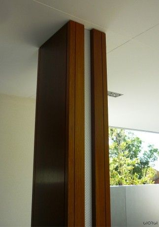 Column Cladding Column Cladding Exterior, Pillar Cladding, Timber Column, Column Cladding, Column Detail, Cafe Idea, Study Cafe, Column Covers, Wooden Pillars