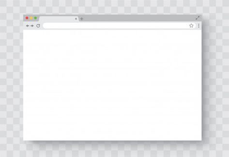 Browser window. realistic blank browser ... | Premium Vector #Freepik #vector #template #web #website #window Browser Window Template, Blank Web Browser, Windows Template, Browser Template, Iphone Wallpaper Illustration, Web Site Template, Computer Window, Search Png, Google Site Templates