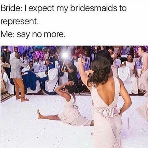 😂😂😂tag your besties #makeupforblackwomen Friday Wedding, Black Bride, Nigerian Wedding, Bride Tribe, Makeup For Black Women, Wedding Humor, Insta Wedding, Wedding Tips, Fun Wedding